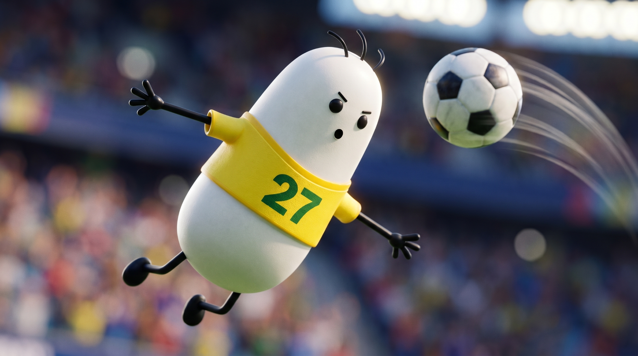 A Kukac FC játékosa fejel