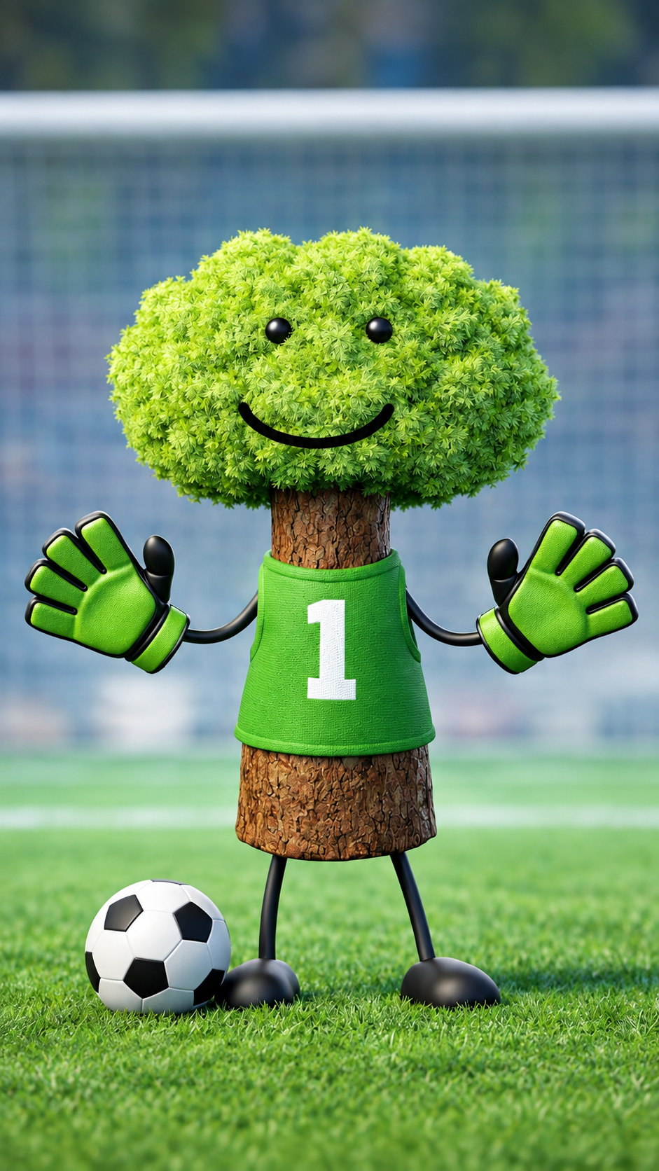 Fa, a Zöldség FC 1-es játékosa