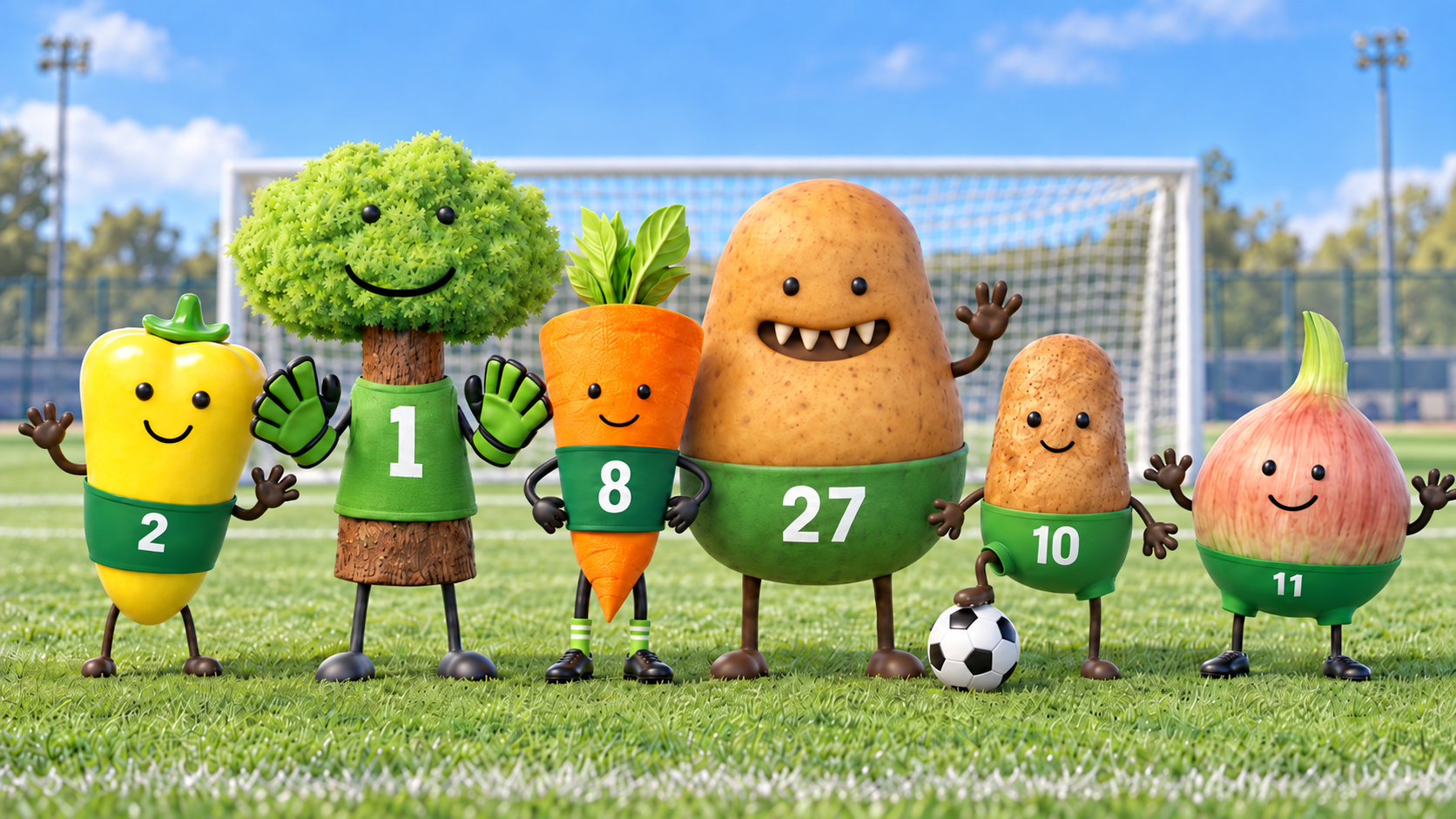 A Zöldség FC csapata